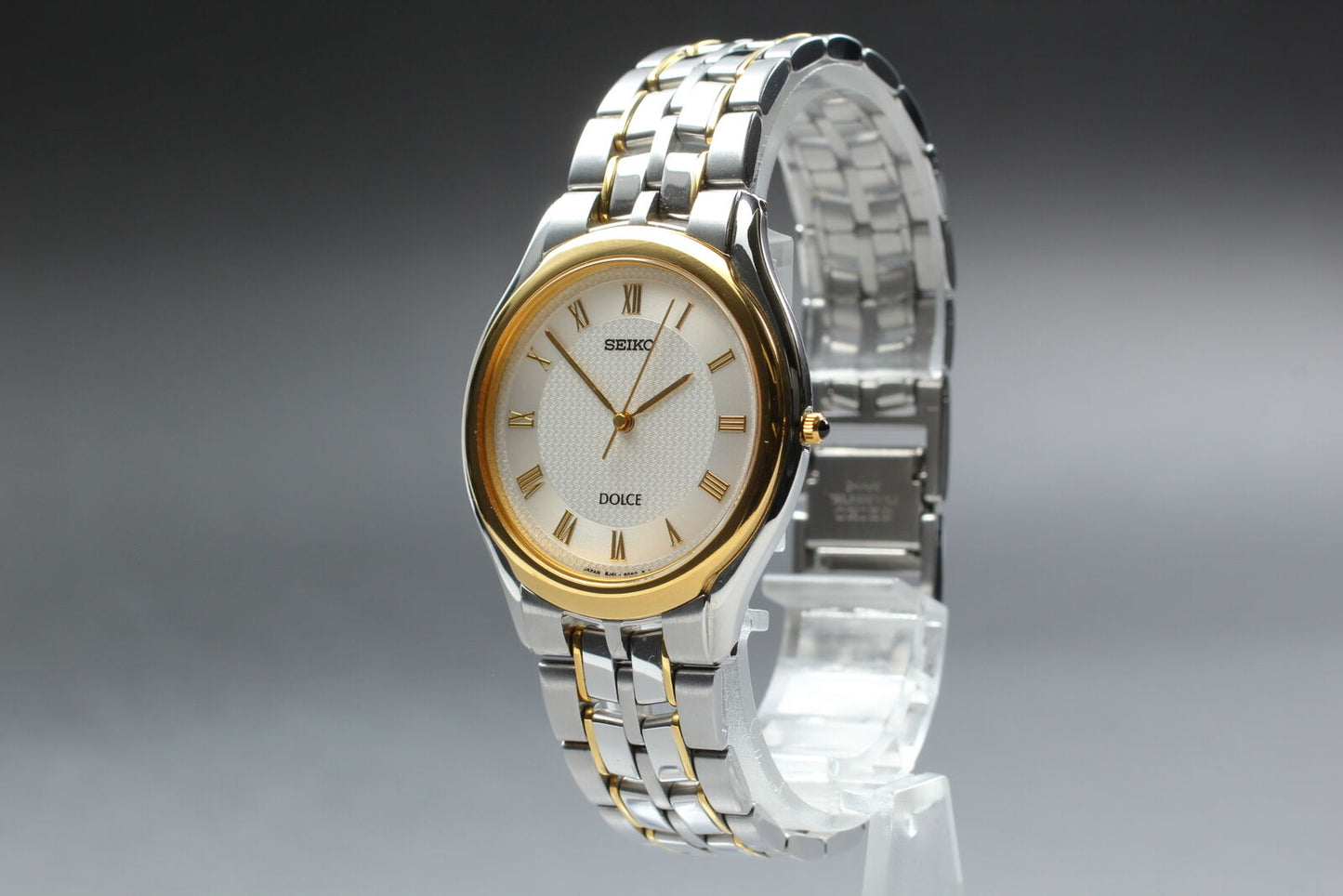 [Near MINT w/ Box] Seiko DOLCE 8J41-6030 Ivory Men's Quartz Watch From JAPAN