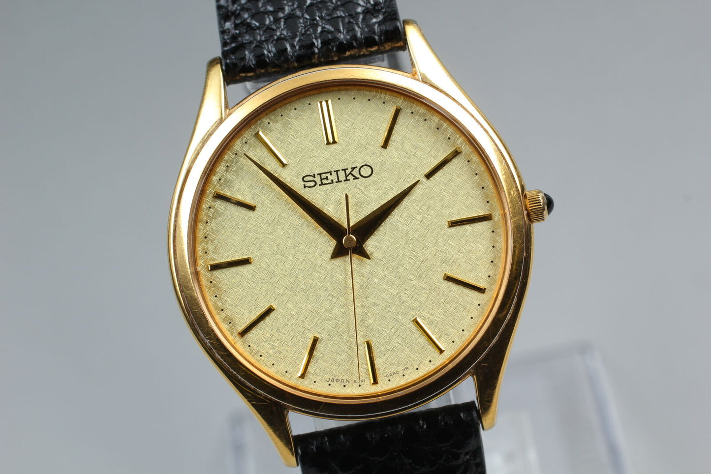 New Band [Near MINT] Seiko Dolce 8J41-0AJ0 SACM150 Gold Quartz Men’s Watch JAPAN