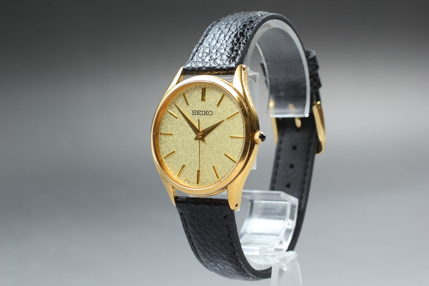 New Band [Near MINT] Seiko Dolce 8J41-0AJ0 SACM150 Gold Quartz Men’s Watch JAPAN