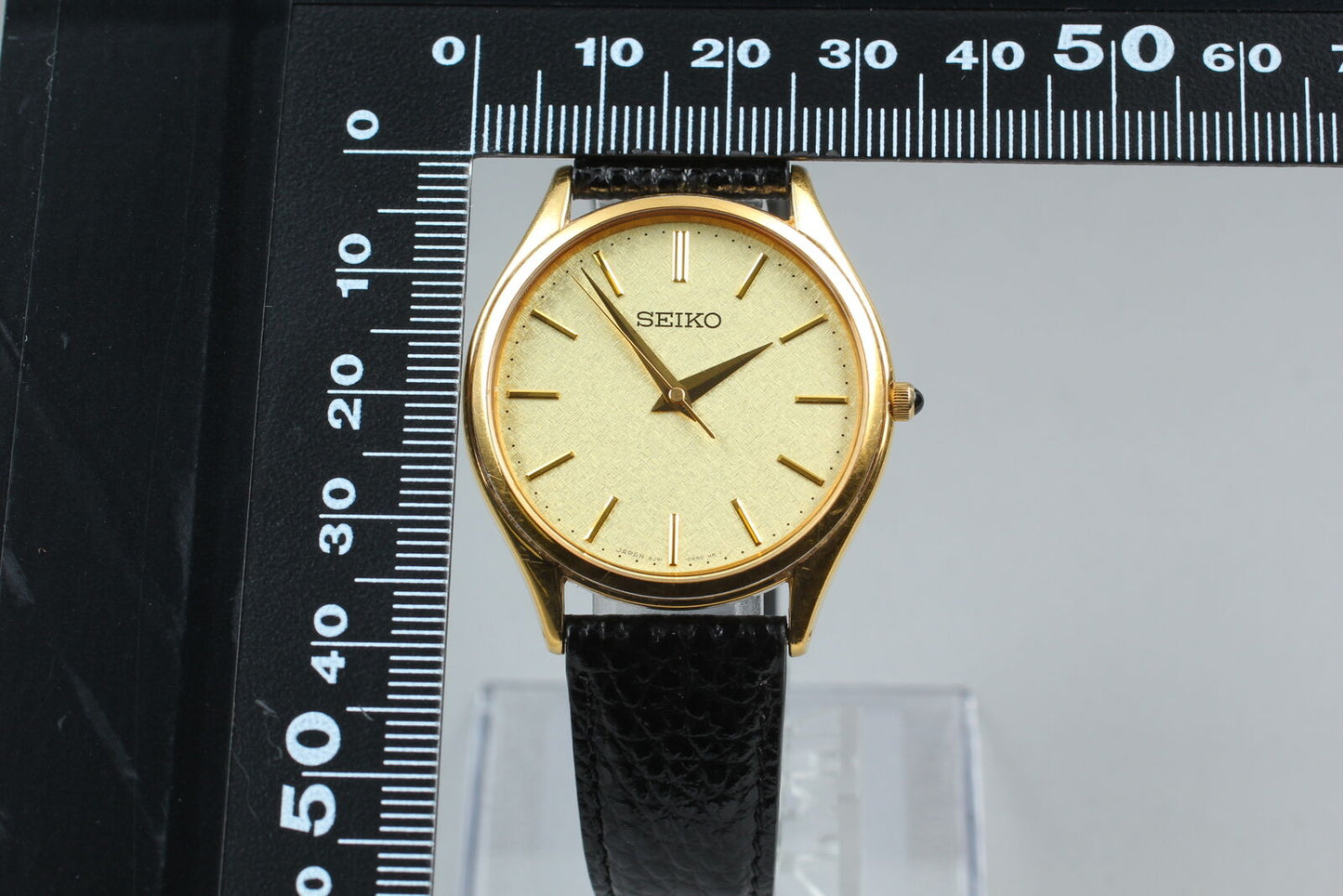 New Band [Near MINT] Seiko Dolce 8J41-0AJ0 SACM150 Gold Quartz Men’s Watch JAPAN