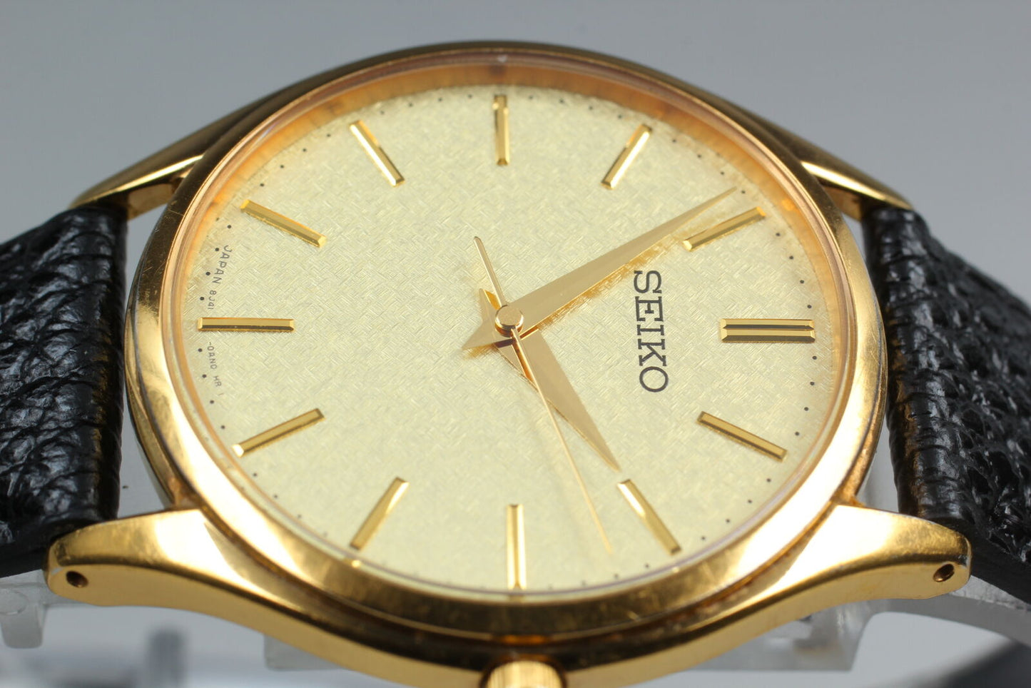 New Band [Near MINT] Seiko Dolce 8J41-0AJ0 SACM150 Gold Quartz Men’s Watch JAPAN