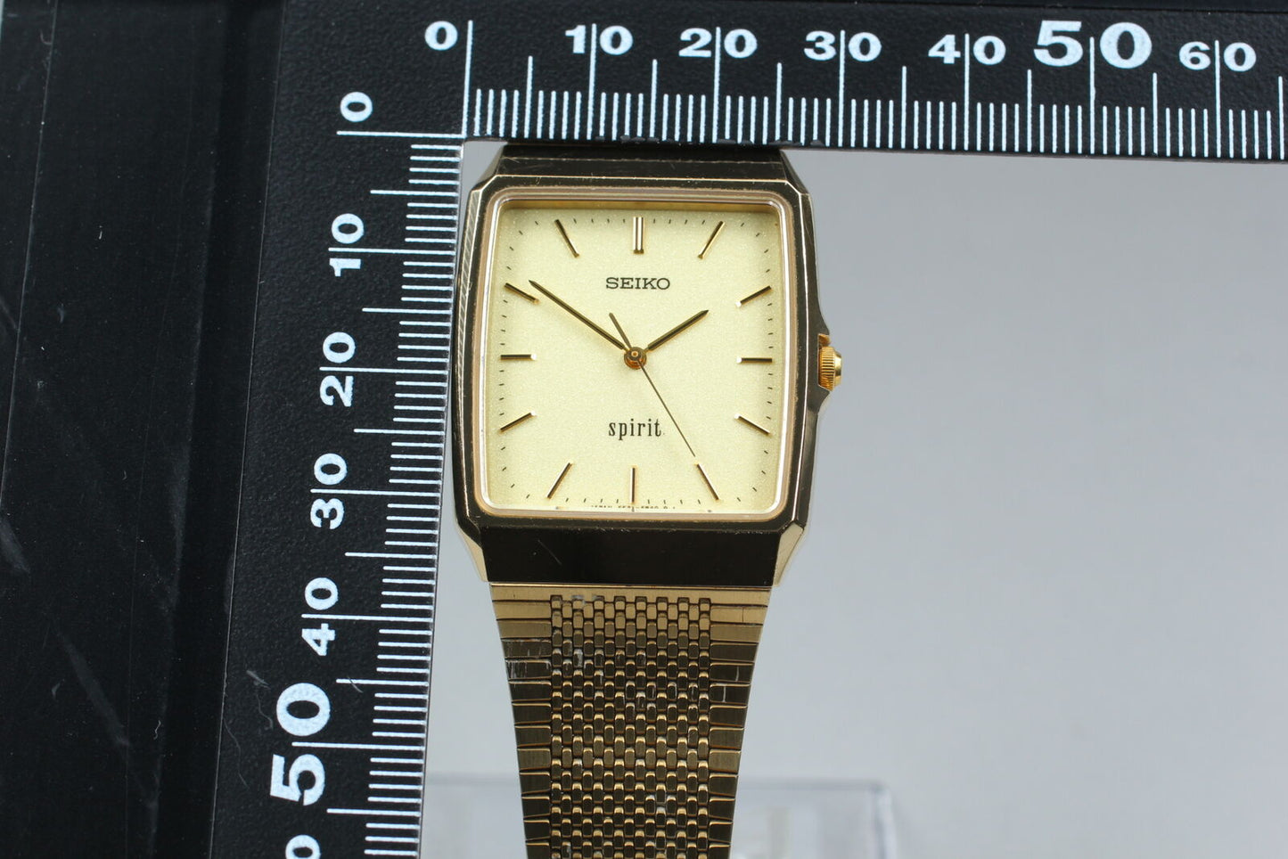 1999 [Near MINT] SEIKO SPIRIT 5E31-5A60 Gold Men's Quartz Watch From JAPAN