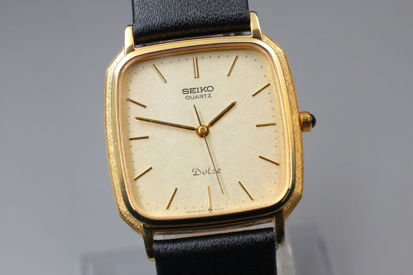 [Near MINT] Seiko Dolce 9521-5220 Square SGP30 Quartz Men's Watch From JAPAN