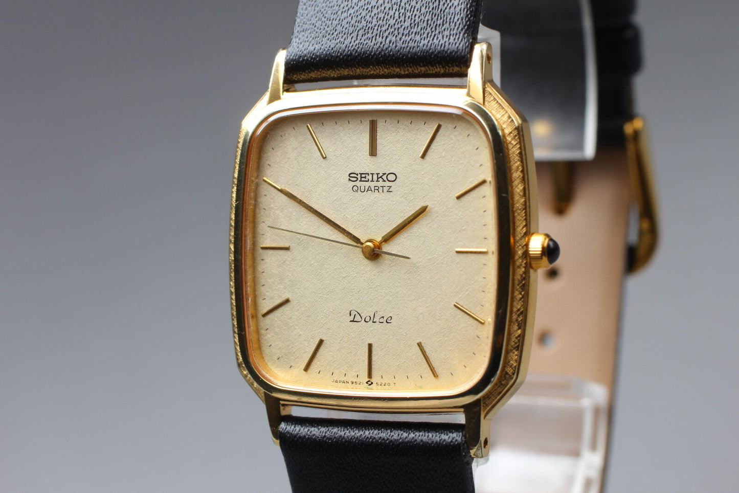 [Near MINT] Seiko Dolce 9521-5220 Square SGP30 Quartz Men's Watch From JAPAN