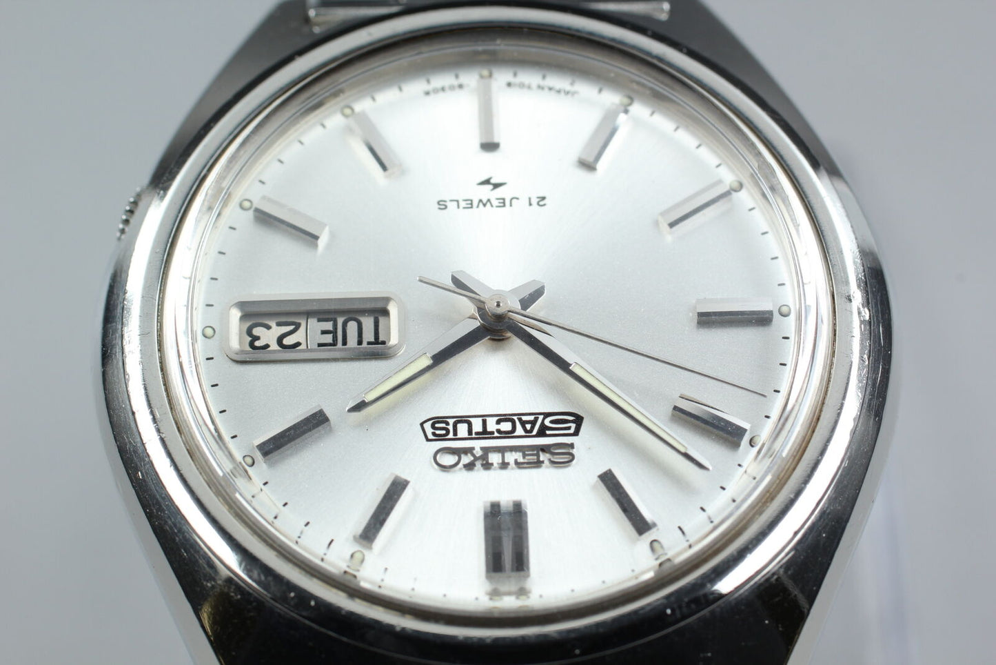 Vintage [Exc+5] Seiko 5 Actus 7019-8010 Automatic Men's Watch From JAPAN