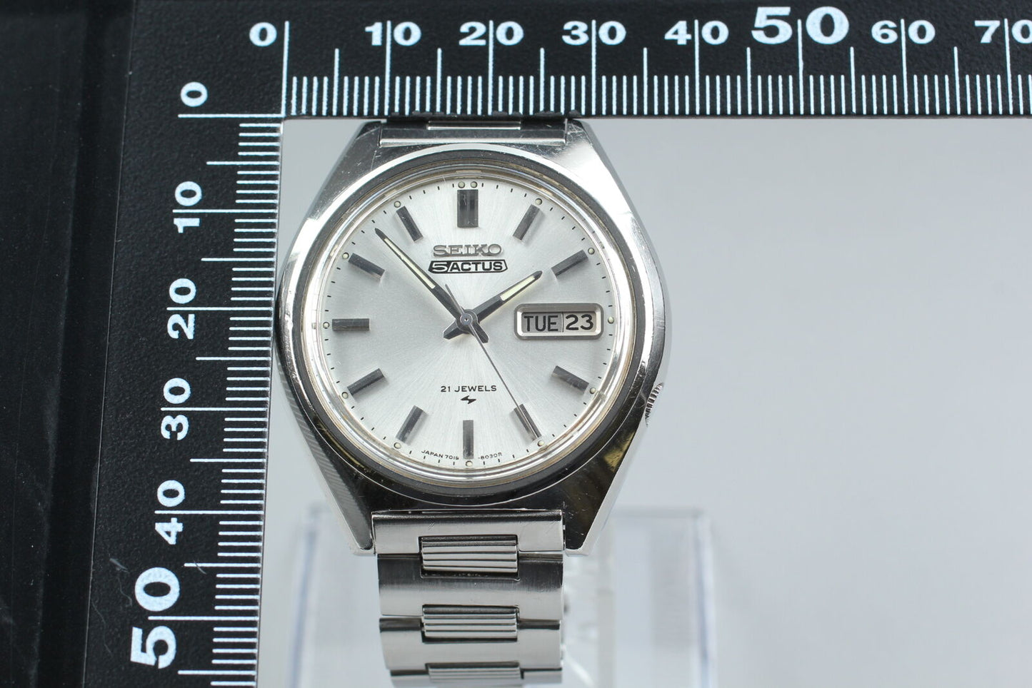 Vintage [Exc+5] Seiko 5 Actus 7019-8010 Automatic Men's Watch From JAPAN