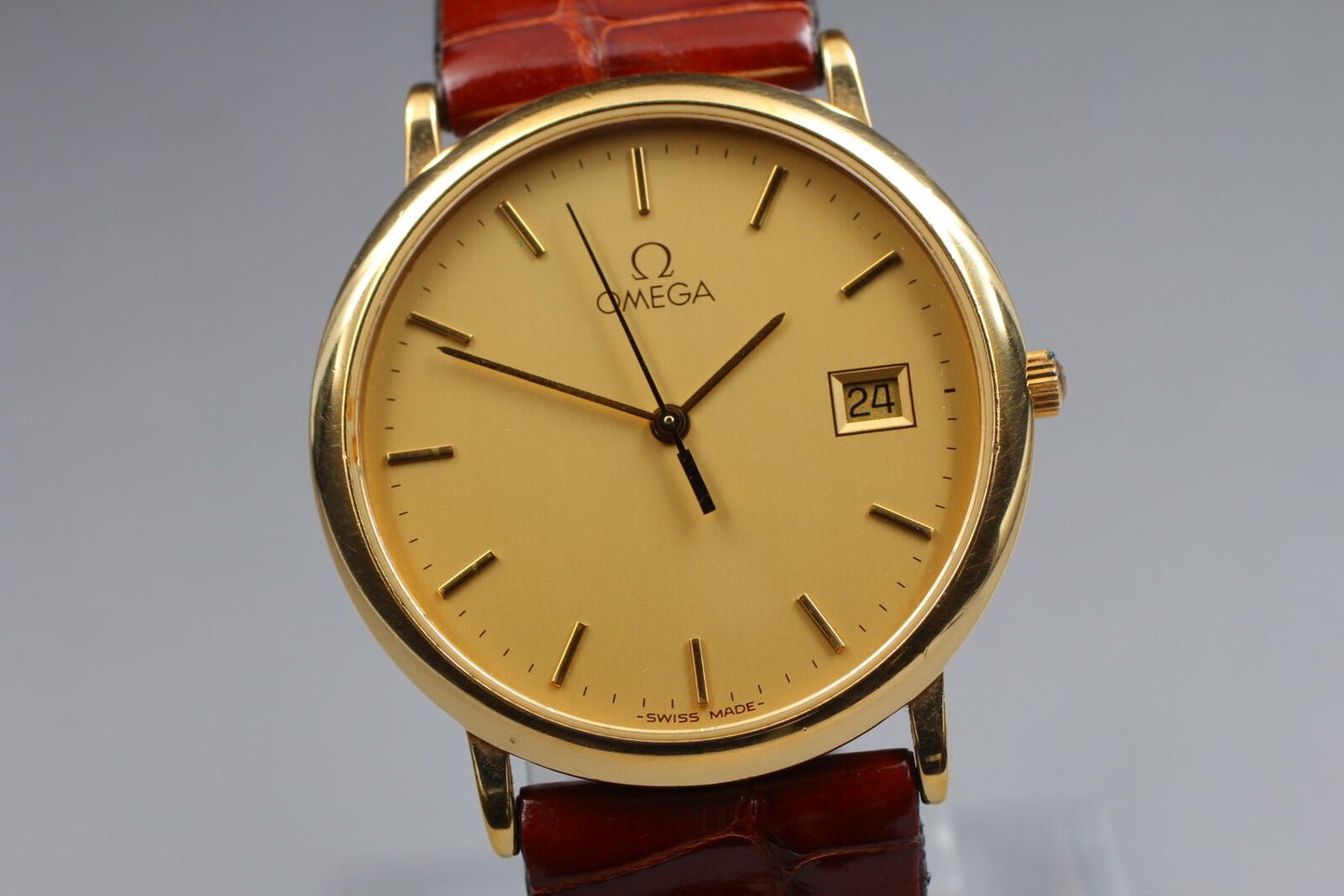 [Near MINT] OMEGA De Ville Cal.143 1960.312.1 Quartz Men's Watch From JAPAN