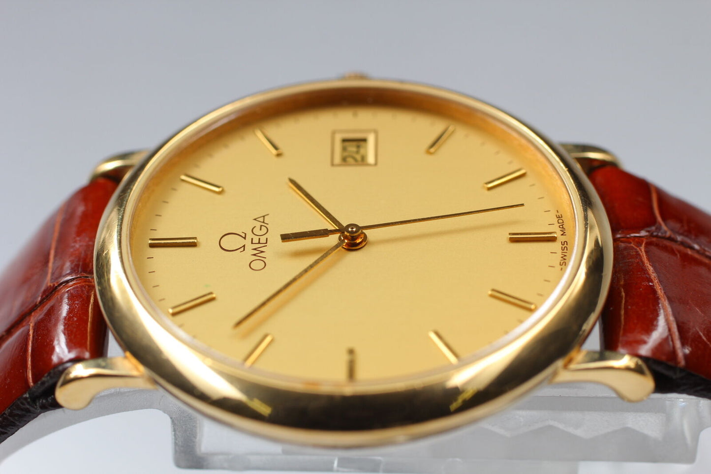 [Near MINT] OMEGA De Ville Cal.143 1960.312.1 Quartz Men's Watch From JAPAN