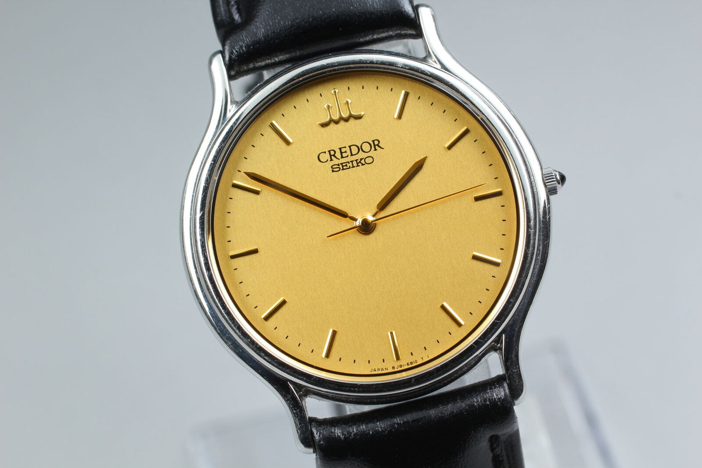 Vintage [Near MINT] Seiko Credor Signo 8J81-6A30 Men's Quartz Watch From JAPAN