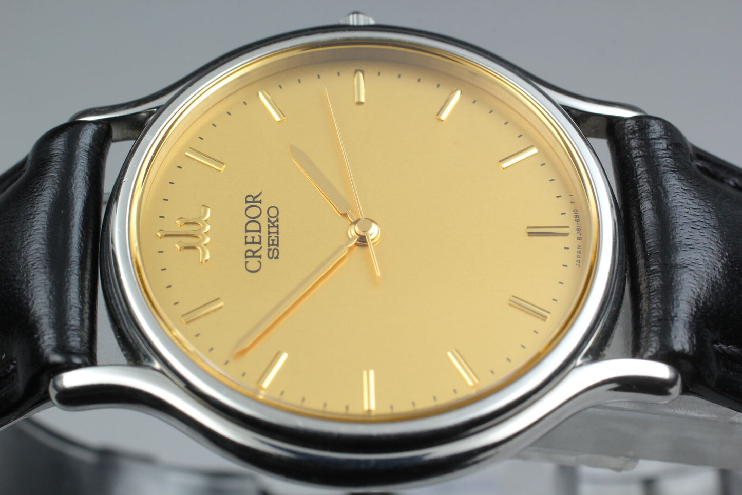 Vintage [Near MINT] Seiko Credor Signo 8J81-6A30 Men's Quartz Watch From JAPAN