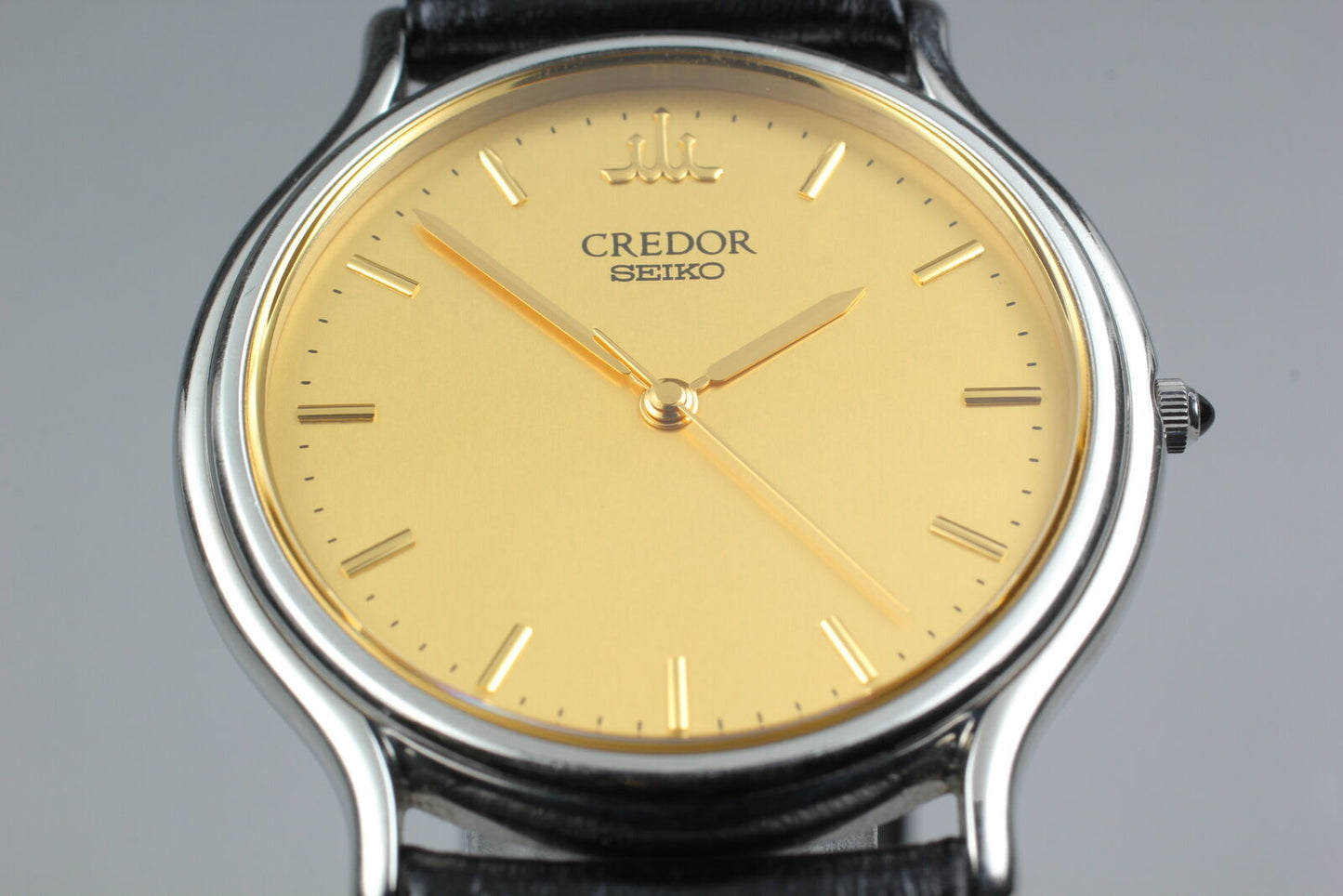 Vintage [Near MINT] Seiko Credor Signo 8J81-6A30 Men's Quartz Watch From JAPAN