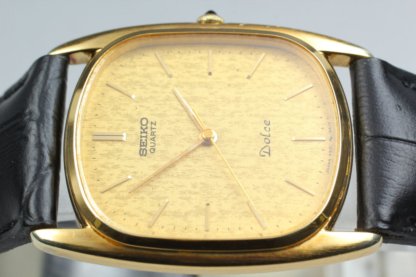 1981 [N MINT] Seiko Dolce 5931-5460 SGP30 Quartz Midsize Men's Watch From JAPAN