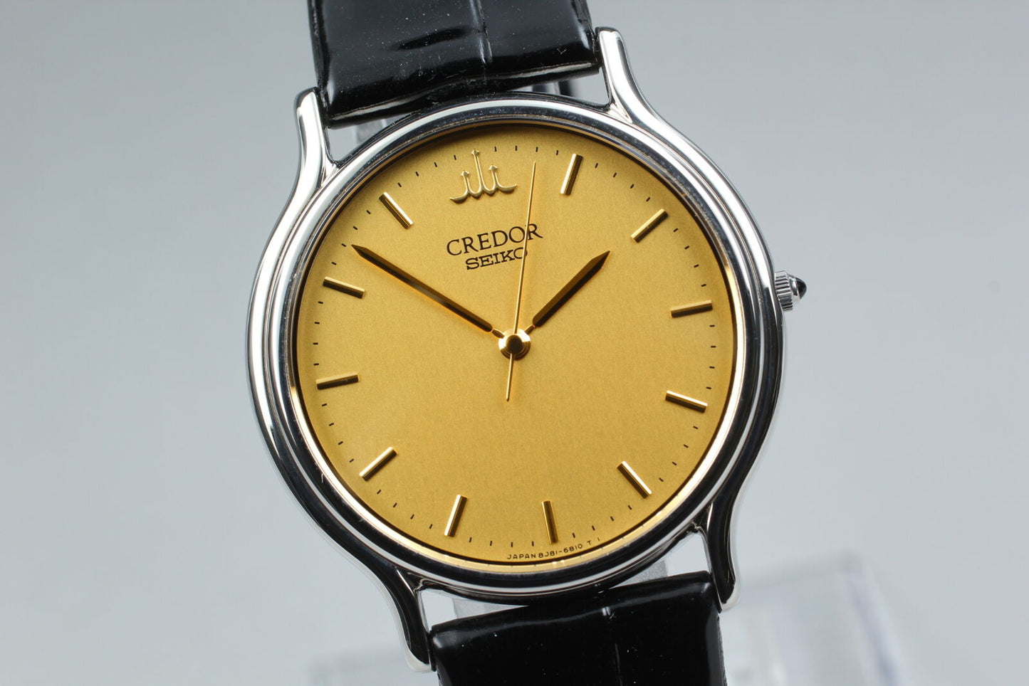 Vintage [MINT] Seiko Credor Signo 8J81-6A30 Men's Quartz Watch From JAPAN