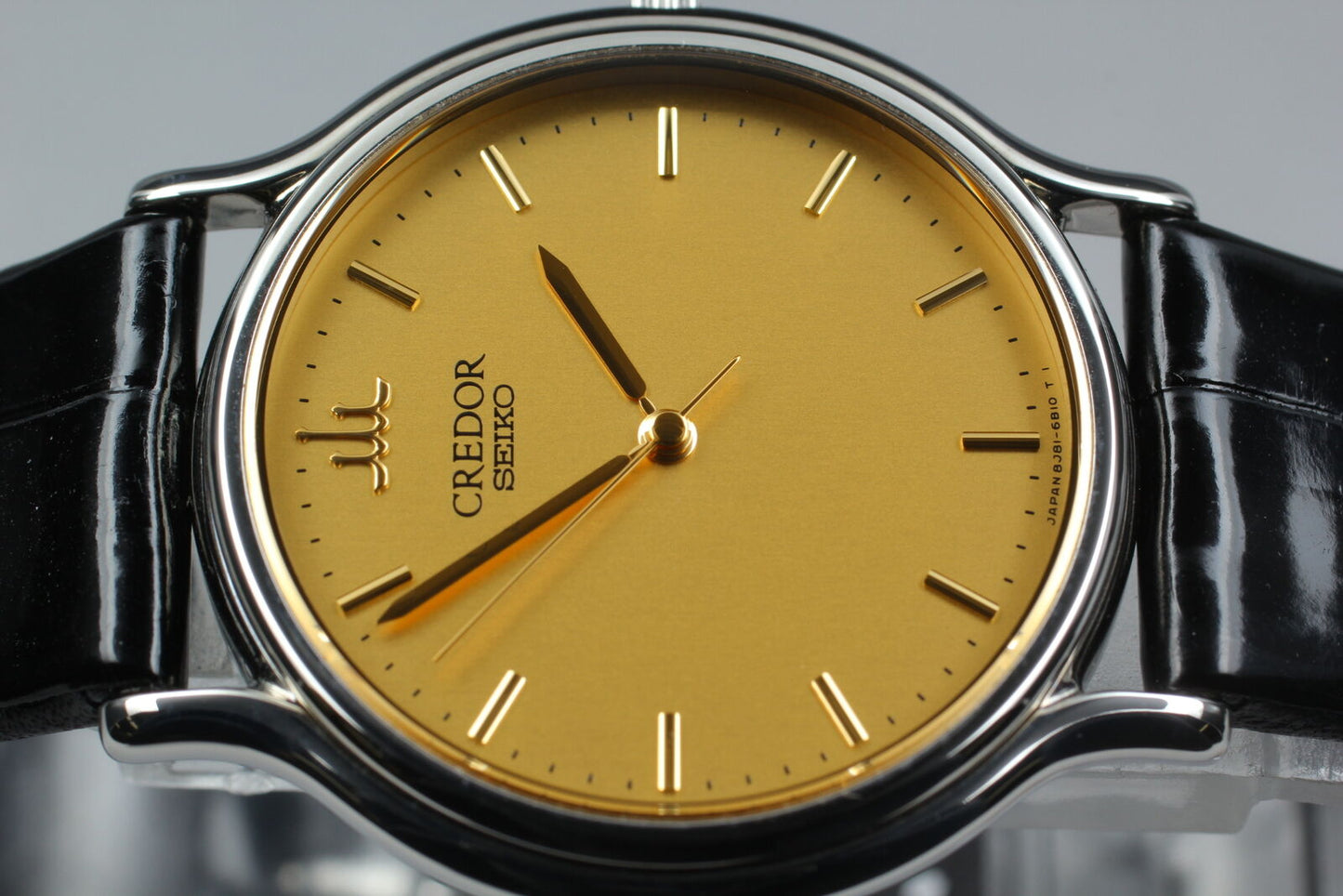 Vintage [MINT] Seiko Credor Signo 8J81-6A30 Men's Quartz Watch From JAPAN