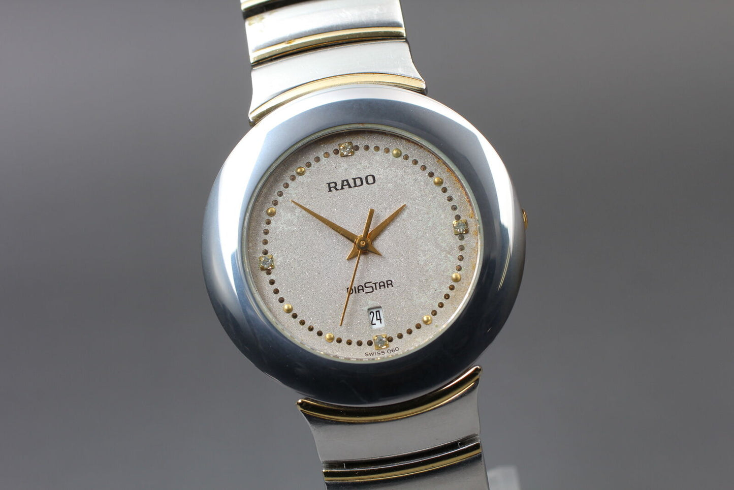 [Exc+5] RADO DIASTAR 129.0286.3 QUARTZ MEN'S Watch From JAPAN