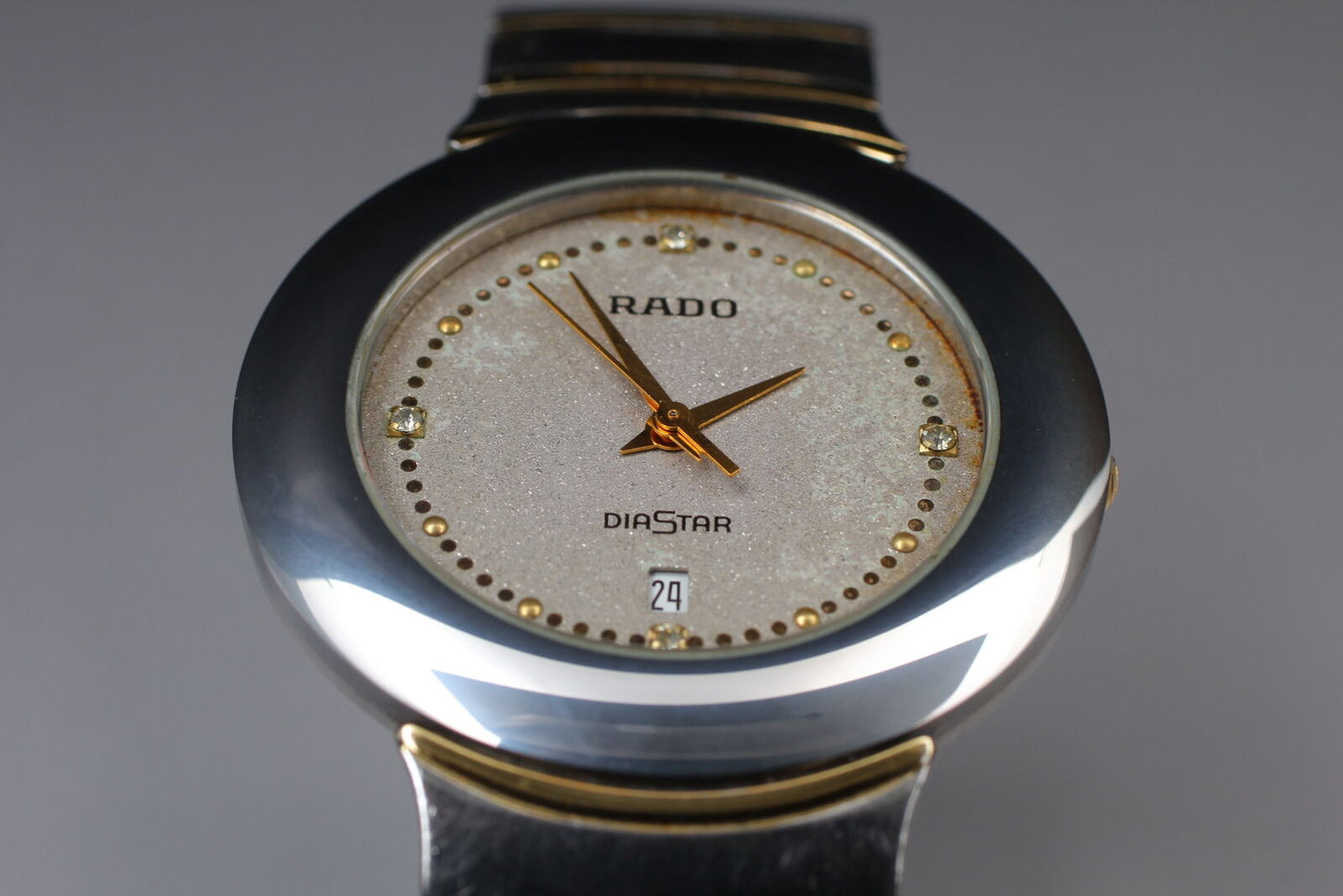 [Exc+5] RADO DIASTAR 129.0286.3 QUARTZ MEN'S Watch From JAPAN