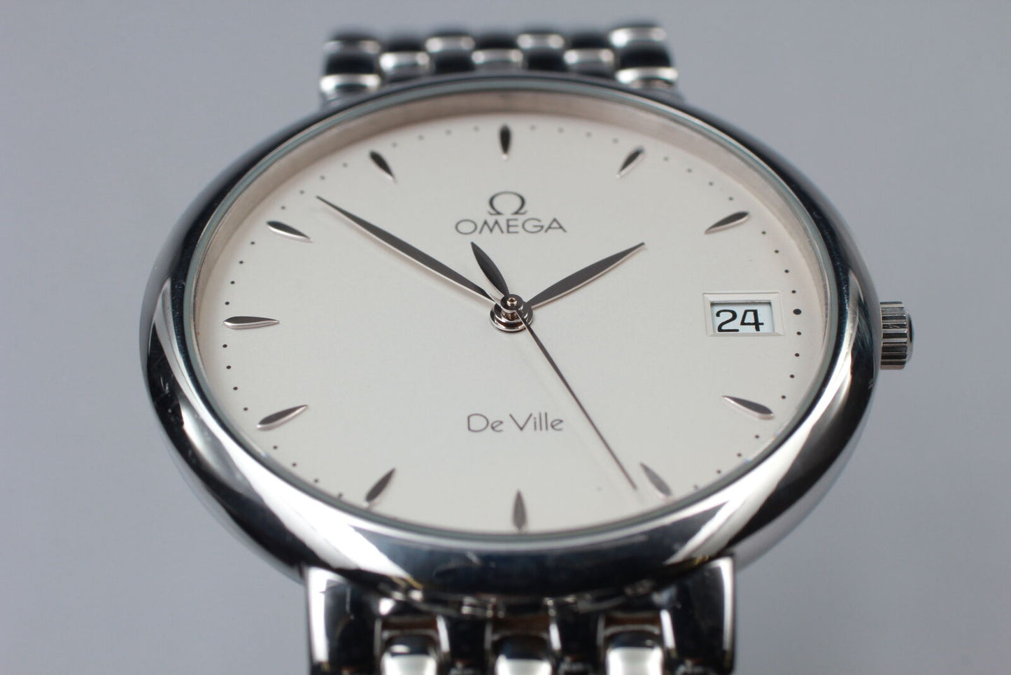 Vintage [Near MINT] OMEGA De Ville Cal.1532 Quartz Men's Watch From JAPAN