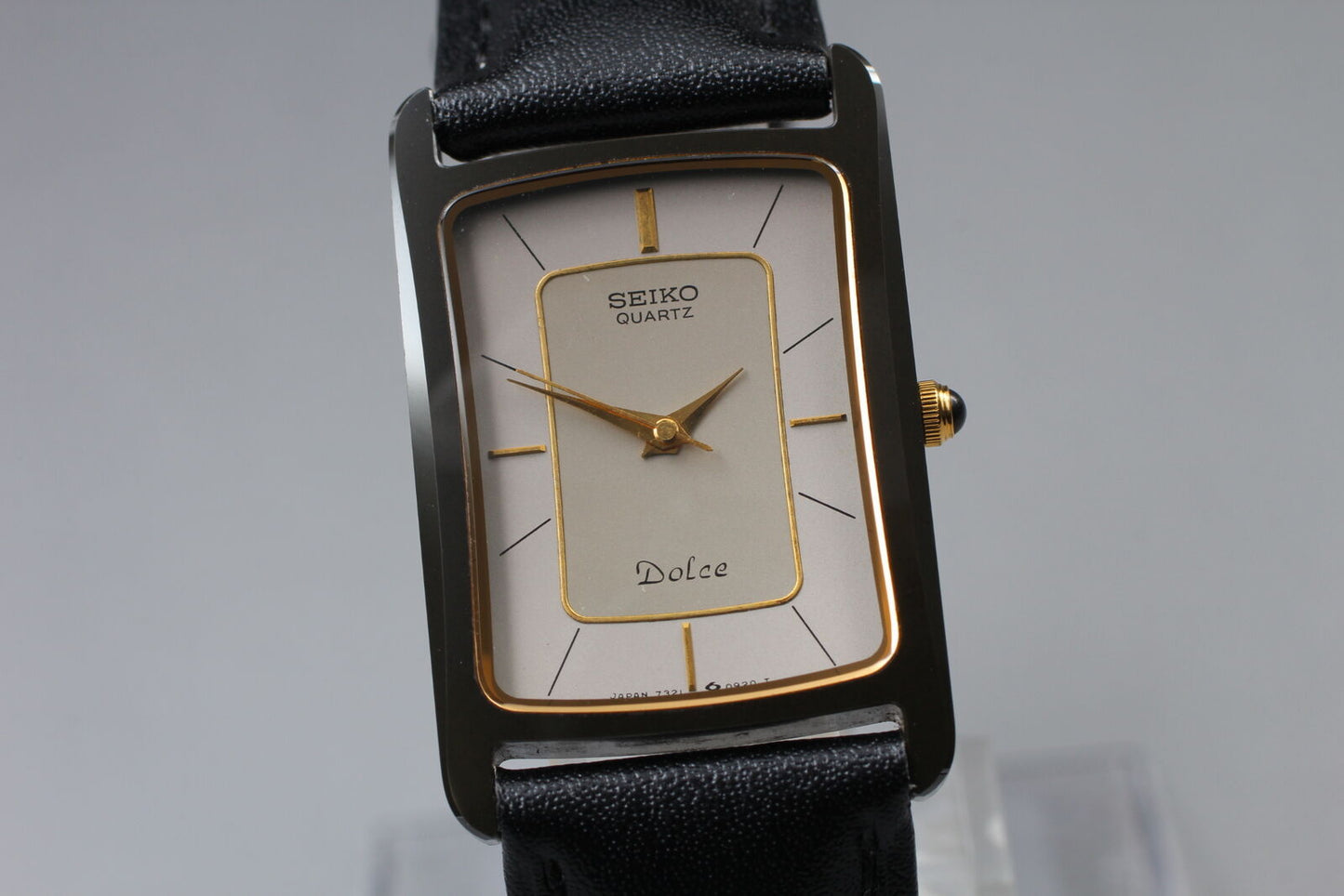 Vintage [MINT] Seiko Dolce 7321-5490 Square Quartz Men's Watch From JAPAN