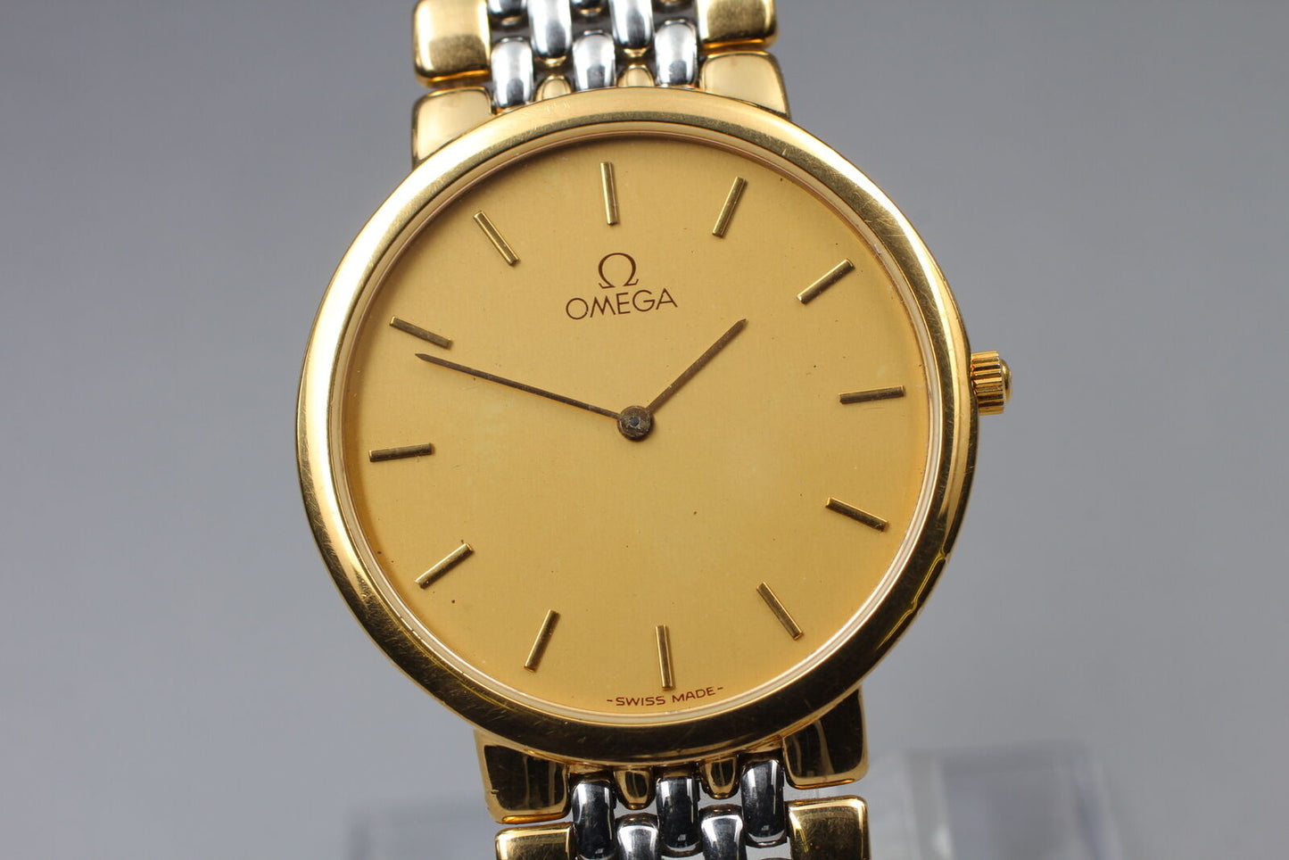 Vintage [Near MINT] OMEGA De Ville Cal.1378 Quartz Gold Men's Watch From JAPAN