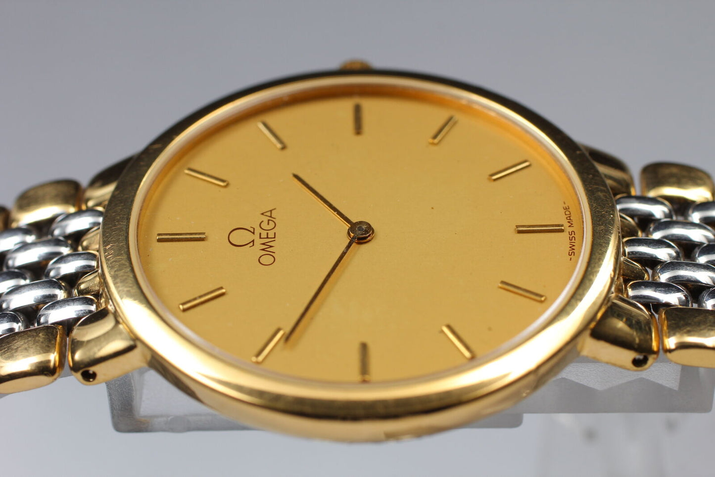 Vintage [Near MINT] OMEGA De Ville Cal.1378 Quartz Gold Men's Watch From JAPAN