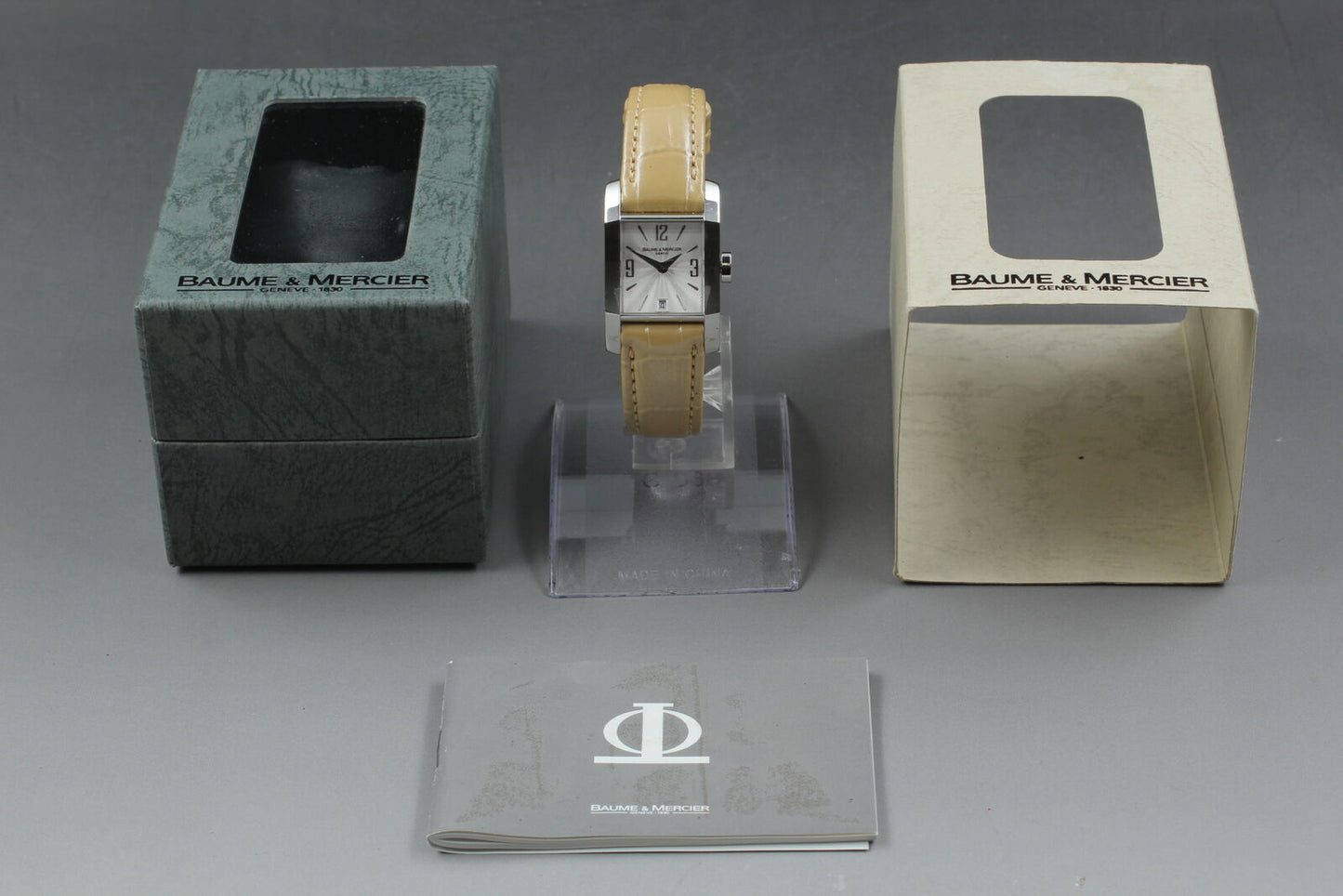 ⏯ [Near MINT w/ Case] Baume & Mercier Diamant 65488 Qz Women Watch From JAPAN