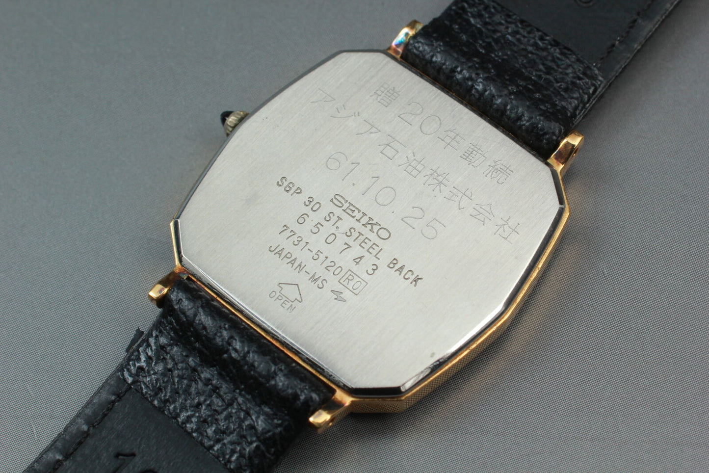 ⏯ 1986 [Near MINT] Seiko Dolce 7731-5120 SGP30 Square Men's Quartz Watch JAPAN