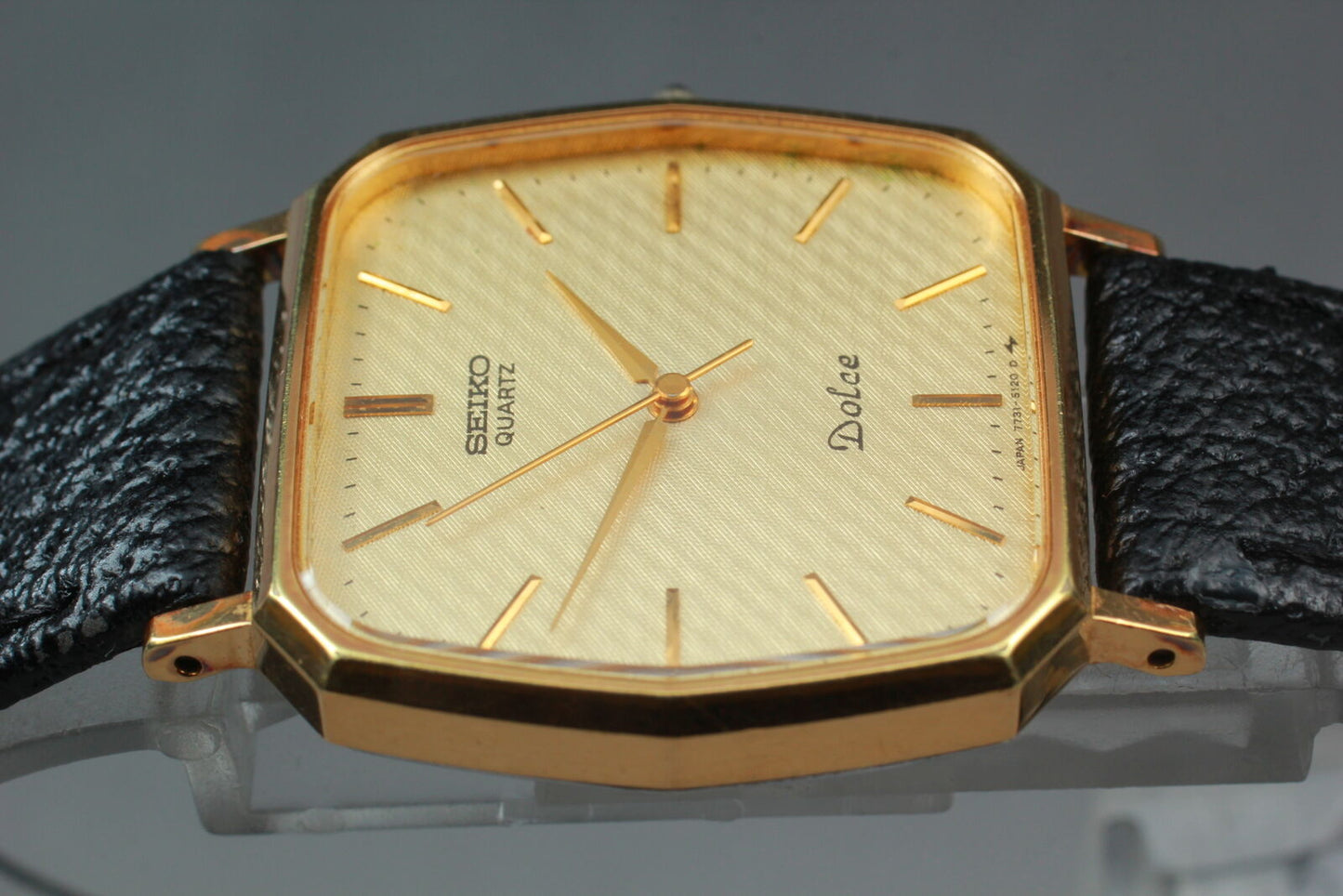 ⏯ 1986 [Near MINT] Seiko Dolce 7731-5120 SGP30 Square Men's Quartz Watch JAPAN