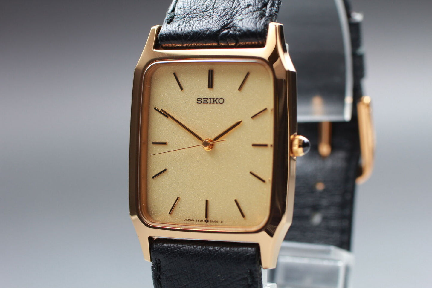 ⏯ Vintage 1990 [MINT] Seiko Chariot 5E31-5A50 Quartz Men's Watch From JAPAN