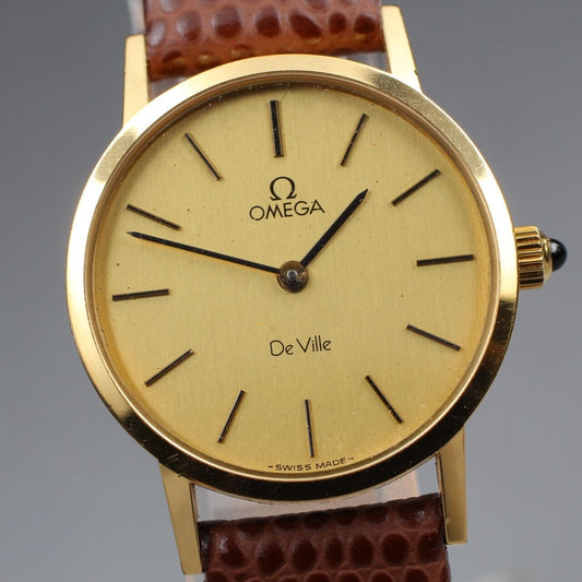 ⏯ Vintage [Near MINT] OMEGA DE VILLE Cal.625 Manual Winding Women Watch JAPAN