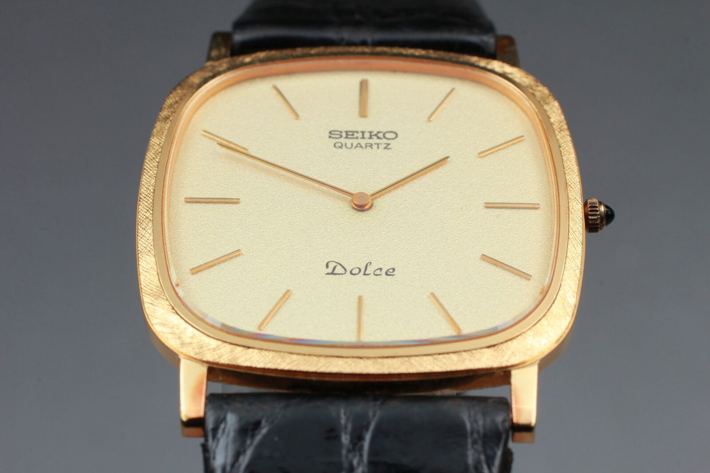 ⏯ Vintage [Near MINT] Seiko Dolce 6730-5170 SGP30 Gold Quartz Men's Watch JAPAN