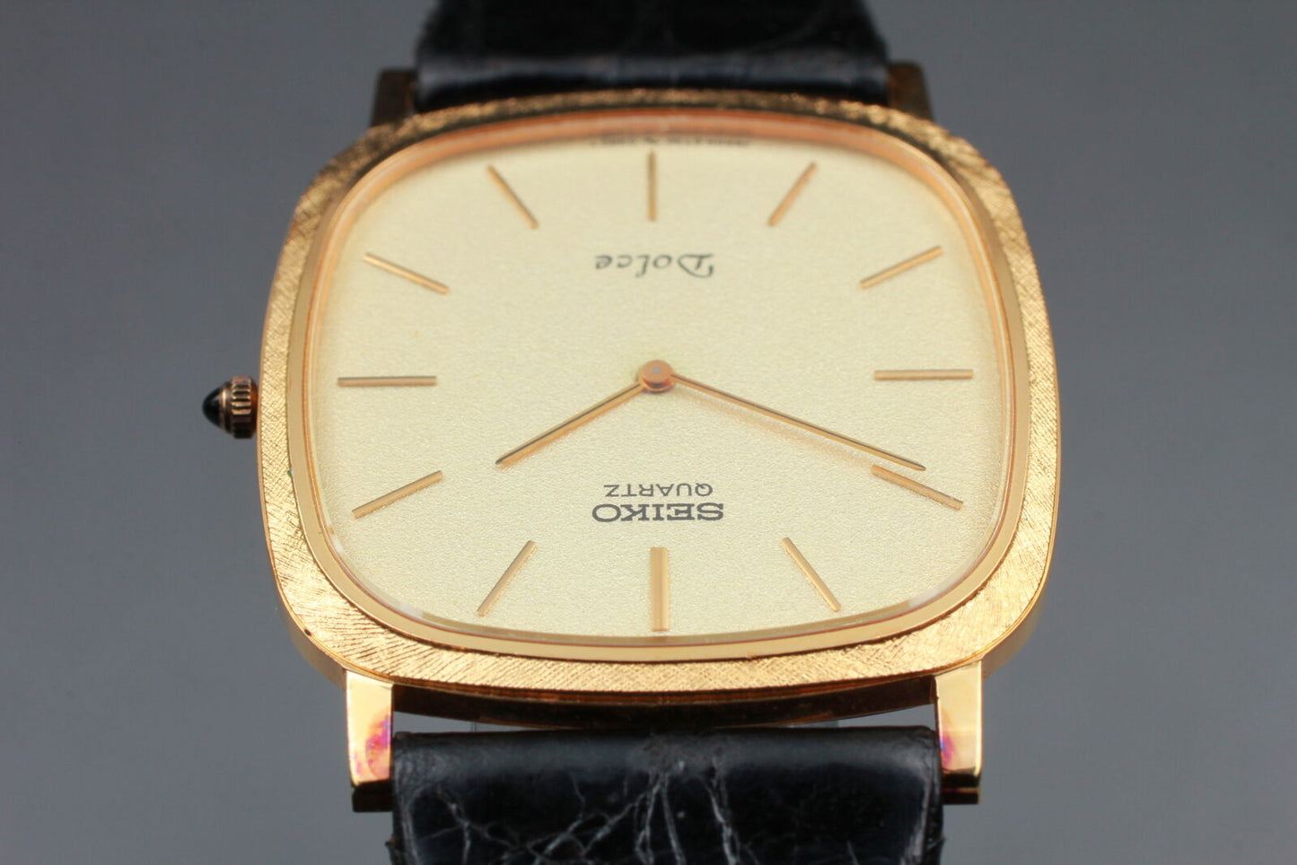 ⏯ Vintage [Near MINT] Seiko Dolce 6730-5170 SGP30 Gold Quartz Men's Watch JAPAN