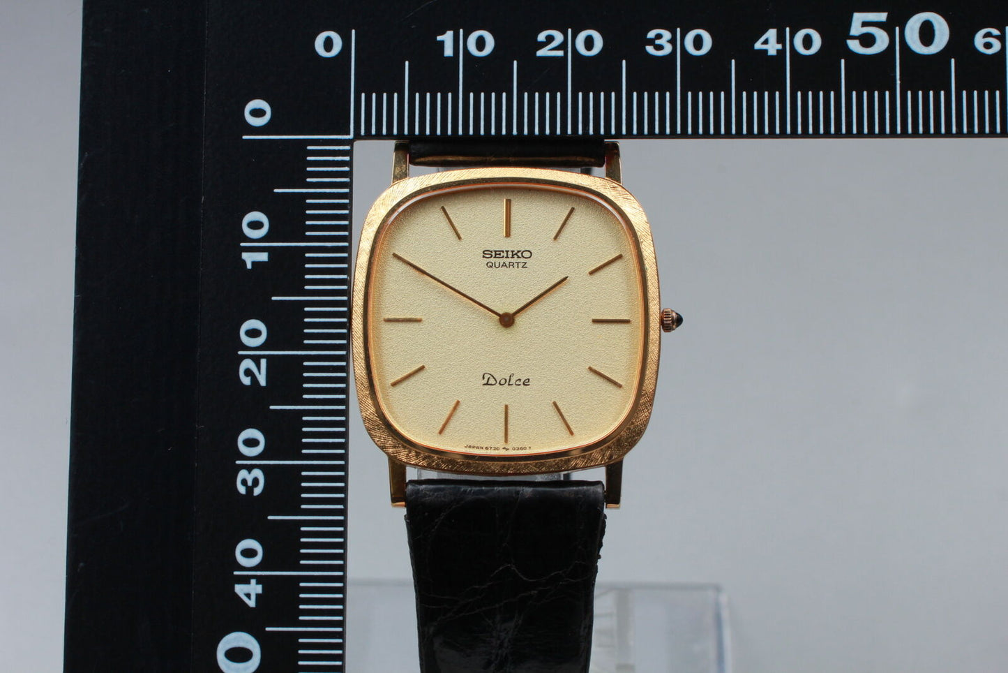 ⏯ Vintage [Near MINT] Seiko Dolce 6730-5170 SGP30 Gold Quartz Men's Watch JAPAN