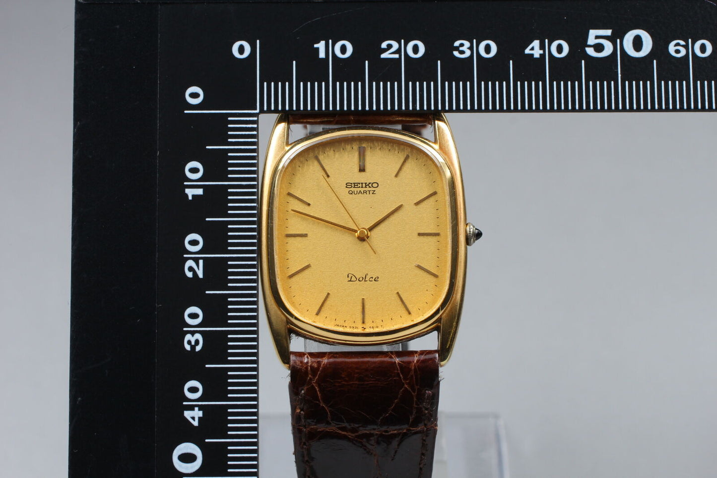 ⏯ 1981 [Near MINT] Seiko Dolce 5931-5460 SGP30 Quartz Men's Watch From JAPAN