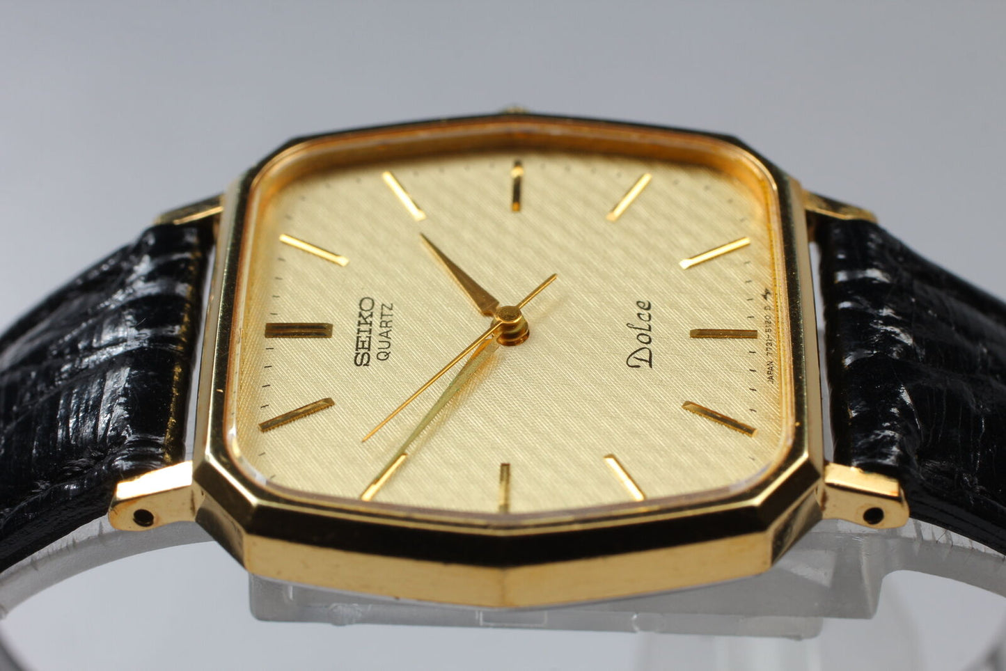 ⏯ Vintage 1987 Seiko Dolce 7731-5120 SGP30 Square Men's Quartz Watch From JAPAN