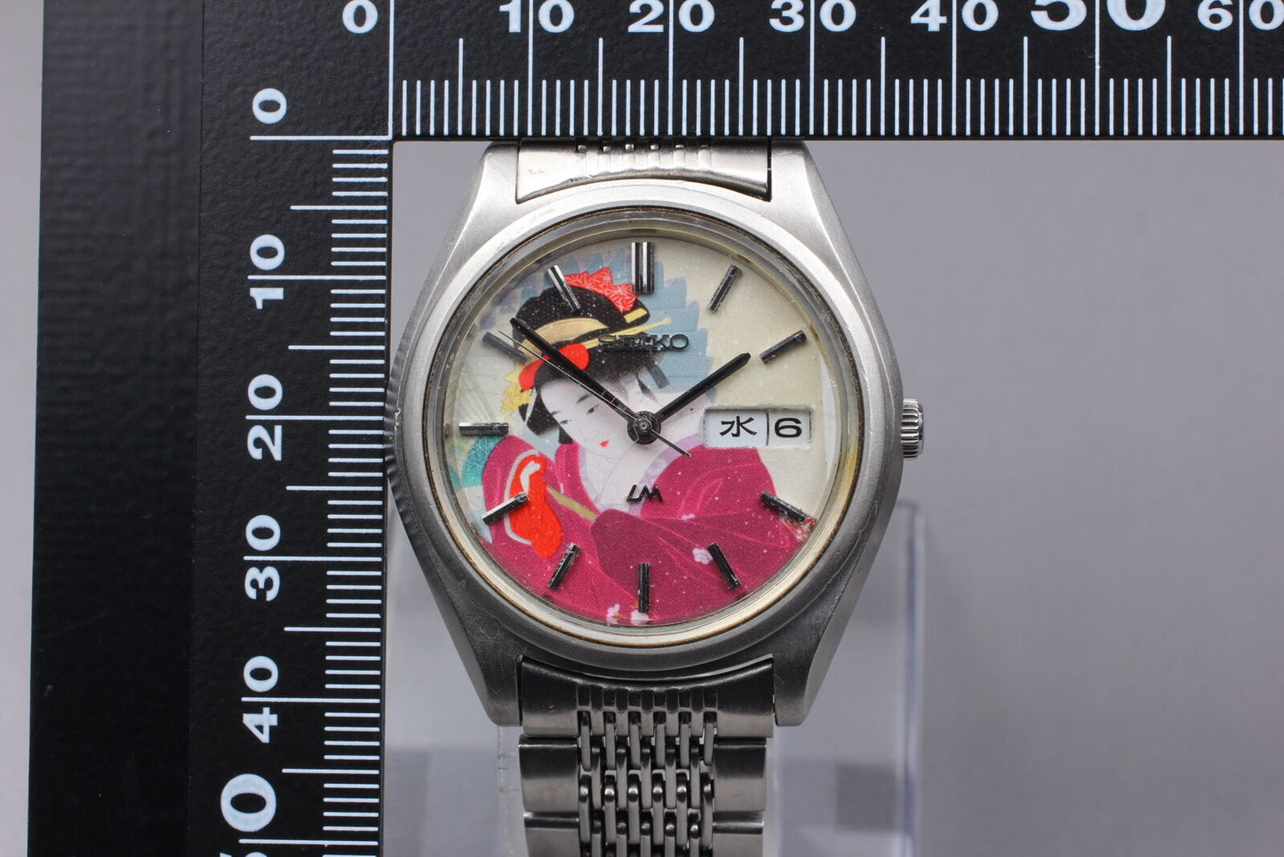 ⏯ Vintage [Near MINT] SEIKO LORD MATIC LM 5606-7070 UKIYOE 23J AT Watch JAPAN