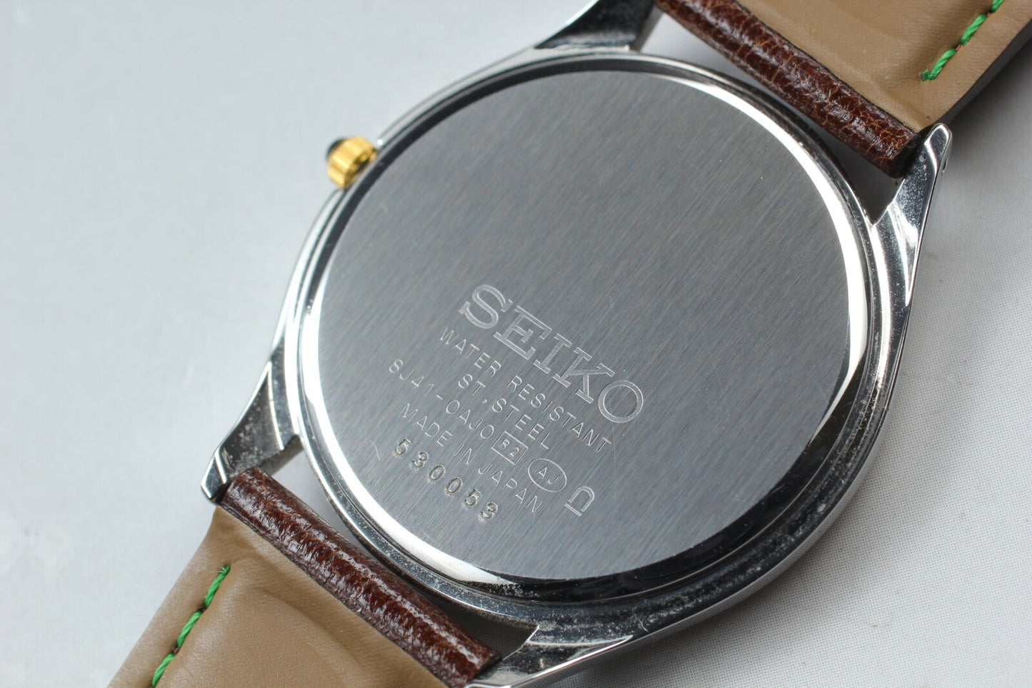 ⏯ Vintage [Near MINT] Seiko Dolce 8J41-0AJ0 White Dial Quartz Men’s Watch JAPAN