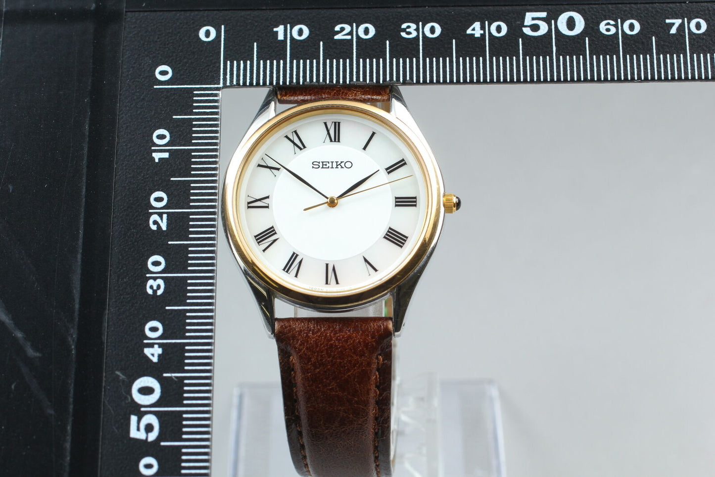 ⏯ Vintage [Near MINT] Seiko Dolce 8J41-0AJ0 White Dial Quartz Men’s Watch JAPAN