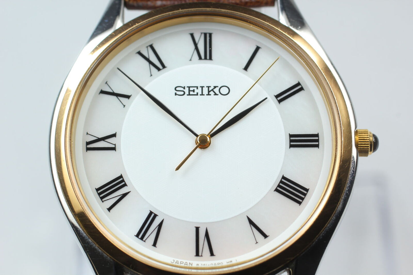 ⏯ Vintage [Near MINT] Seiko Dolce 8J41-0AJ0 White Dial Quartz Men’s Watch JAPAN