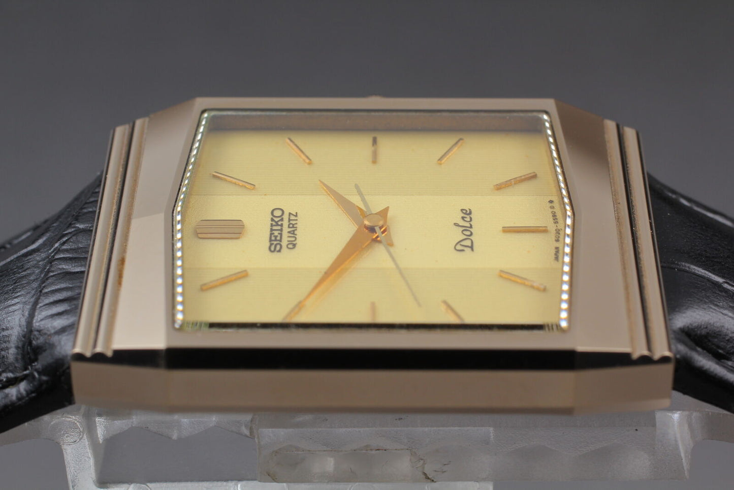 ⏯ *Vintage* SEIKO Dolce 6030-5540 NSAG Gold Quartz Men's Watch From JAPAN