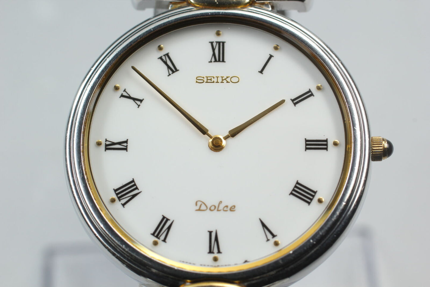 ⏯ 1990 [Near MINT] Seiko Dolce 9530-6030 Quartz Men's Watch From JAPAN