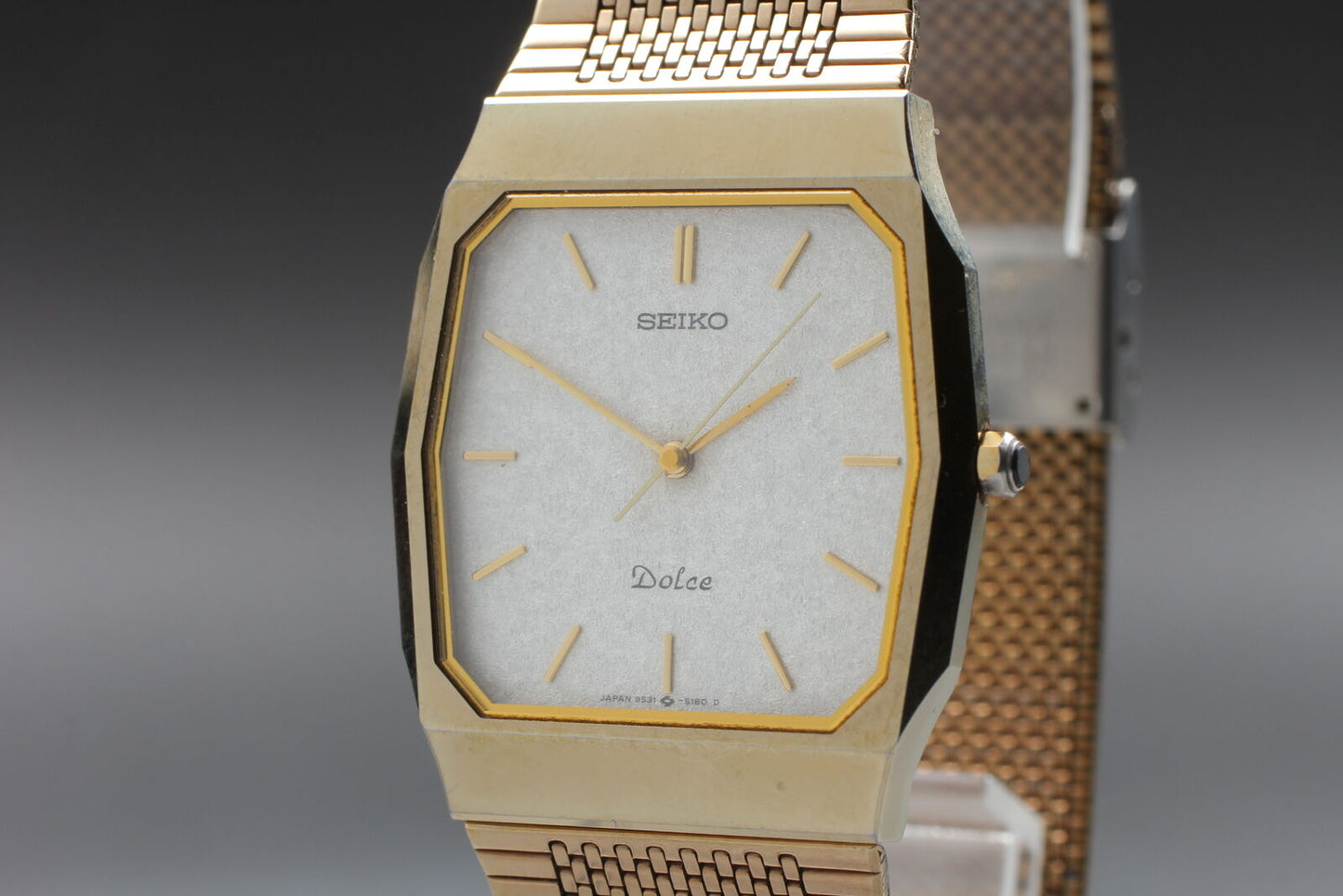 ⏯ Vintage [Exc+5] Seiko Dolce 9531-5150 Quartz Men's Watch From JAPAN