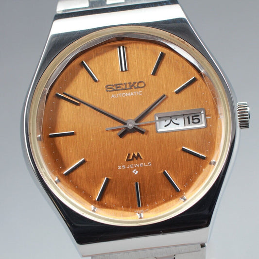 ⏯ Vintage [MINT] SEIKO LORD MATIC 5606-8100 AT Kanji EN Men's Watch From JAPAN