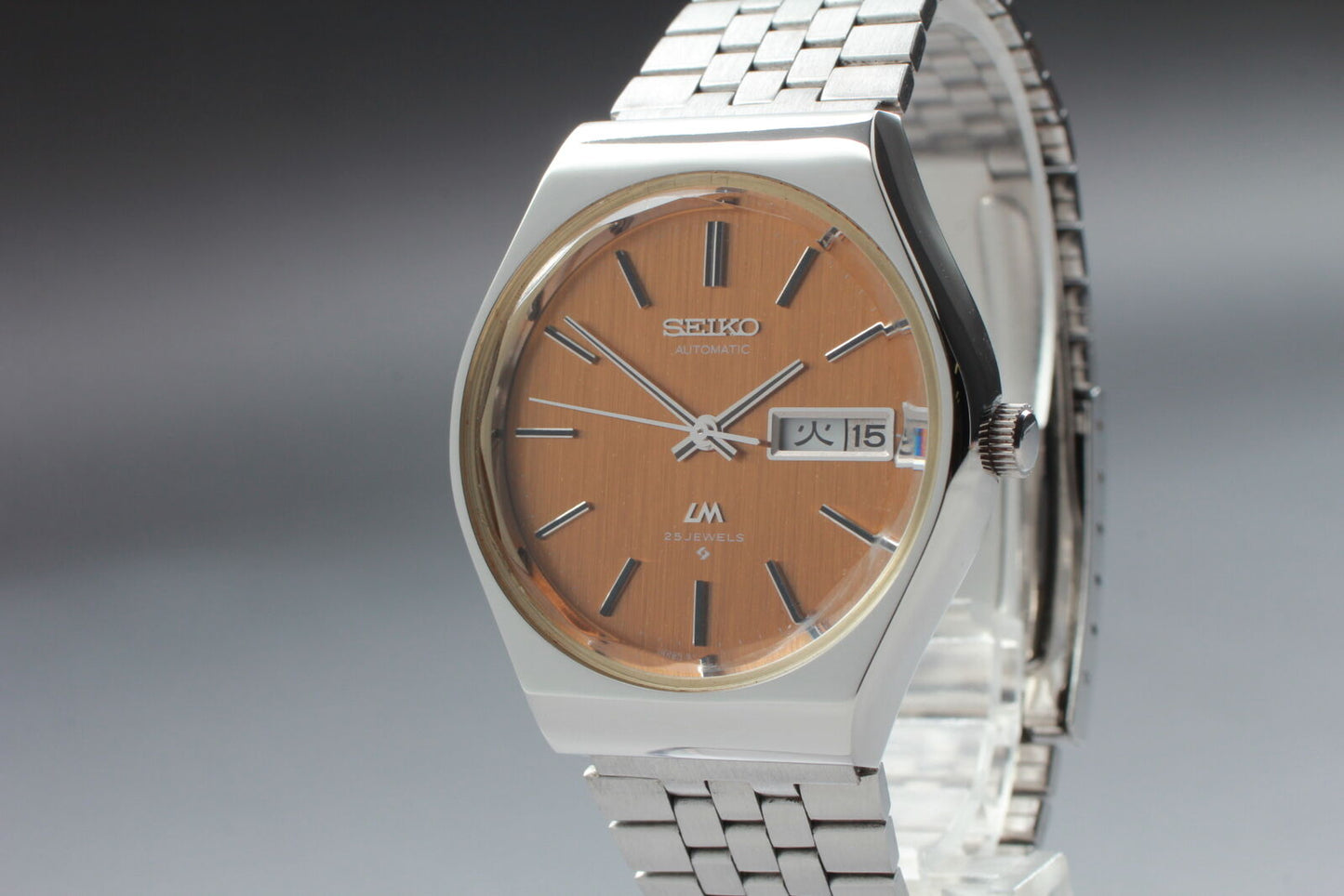 ⏯ Vintage [MINT] SEIKO LORD MATIC 5606-8100 AT Kanji EN Men's Watch From JAPAN