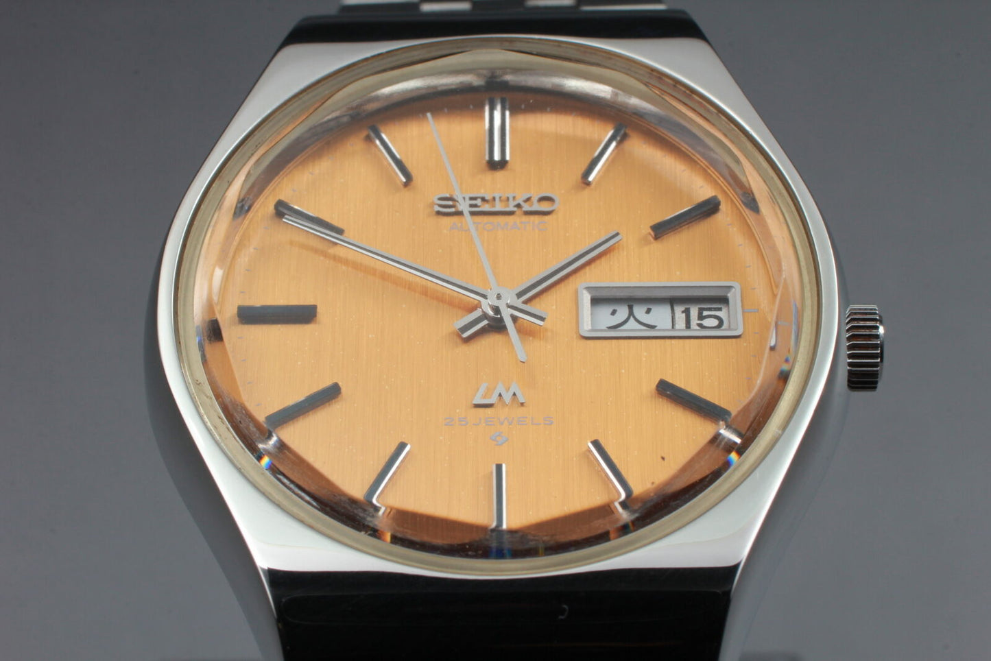 ⏯ Vintage [MINT] SEIKO LORD MATIC 5606-8100 AT Kanji EN Men's Watch From JAPAN