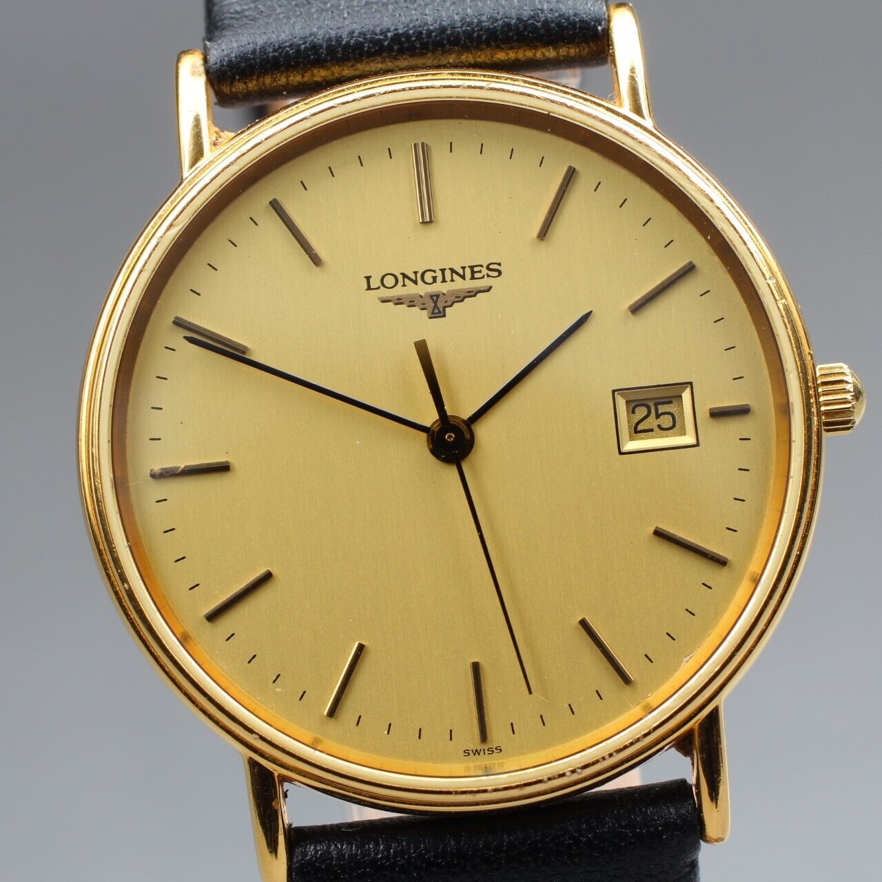 ⏯ [Near MINT] LONGINES Grande Classique L4.636.2 Quartz Men's Watch From JAPAN