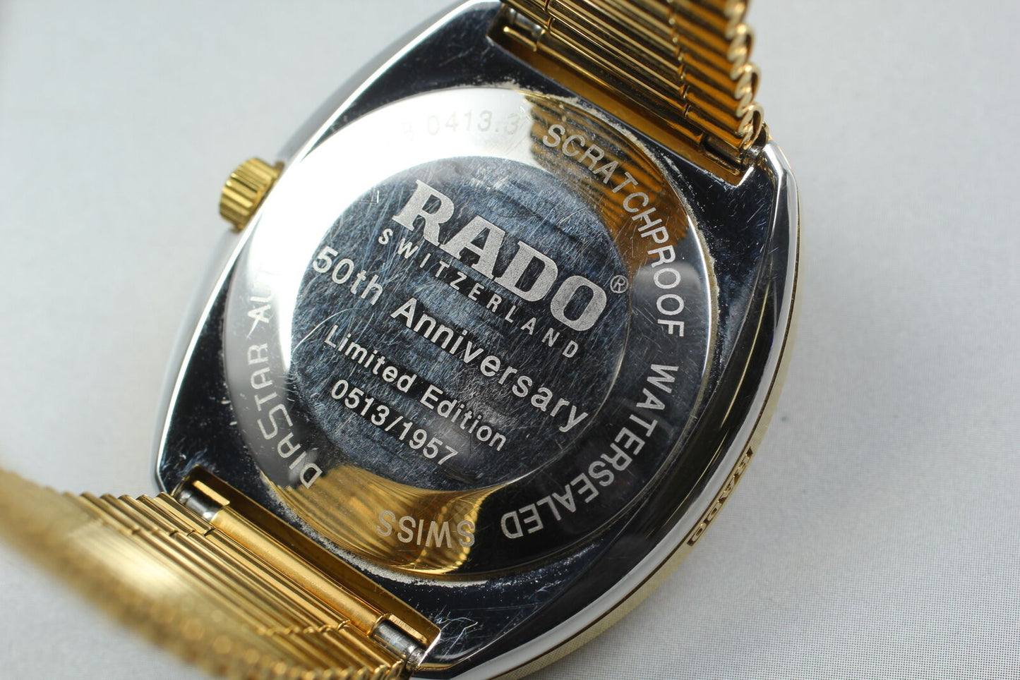 Boxed [MINT] RADO Diastar 648.0413.3 50th Anniversary Limited Men AT Watch JAPAN