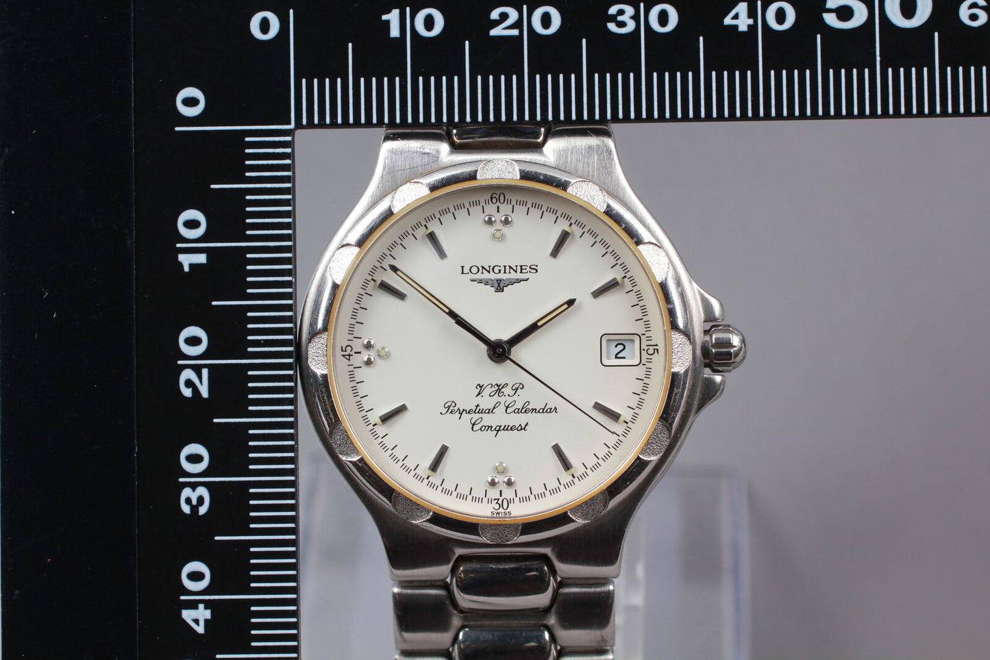 ⏯ [Near MINT] Longines Conquest VHP V.H.P. L1.627.4 Men's Quartz Watch JAPAN