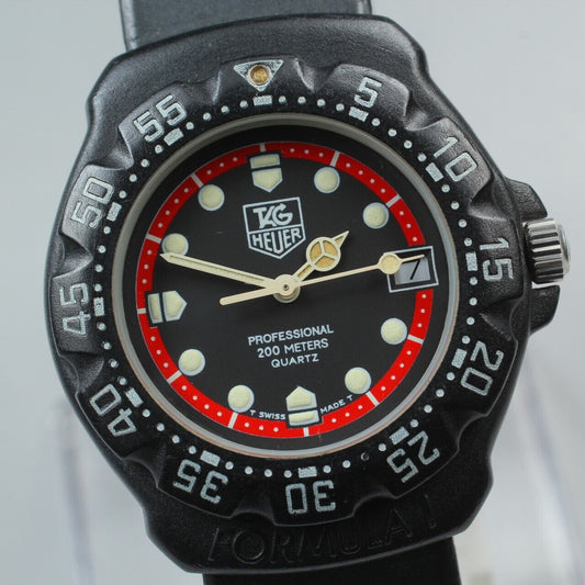 ⏯ Vintage [Exc+5] TAG HEUER Formula 1 383.513/1 Midsize 35mm Quartz Watch JAPAN