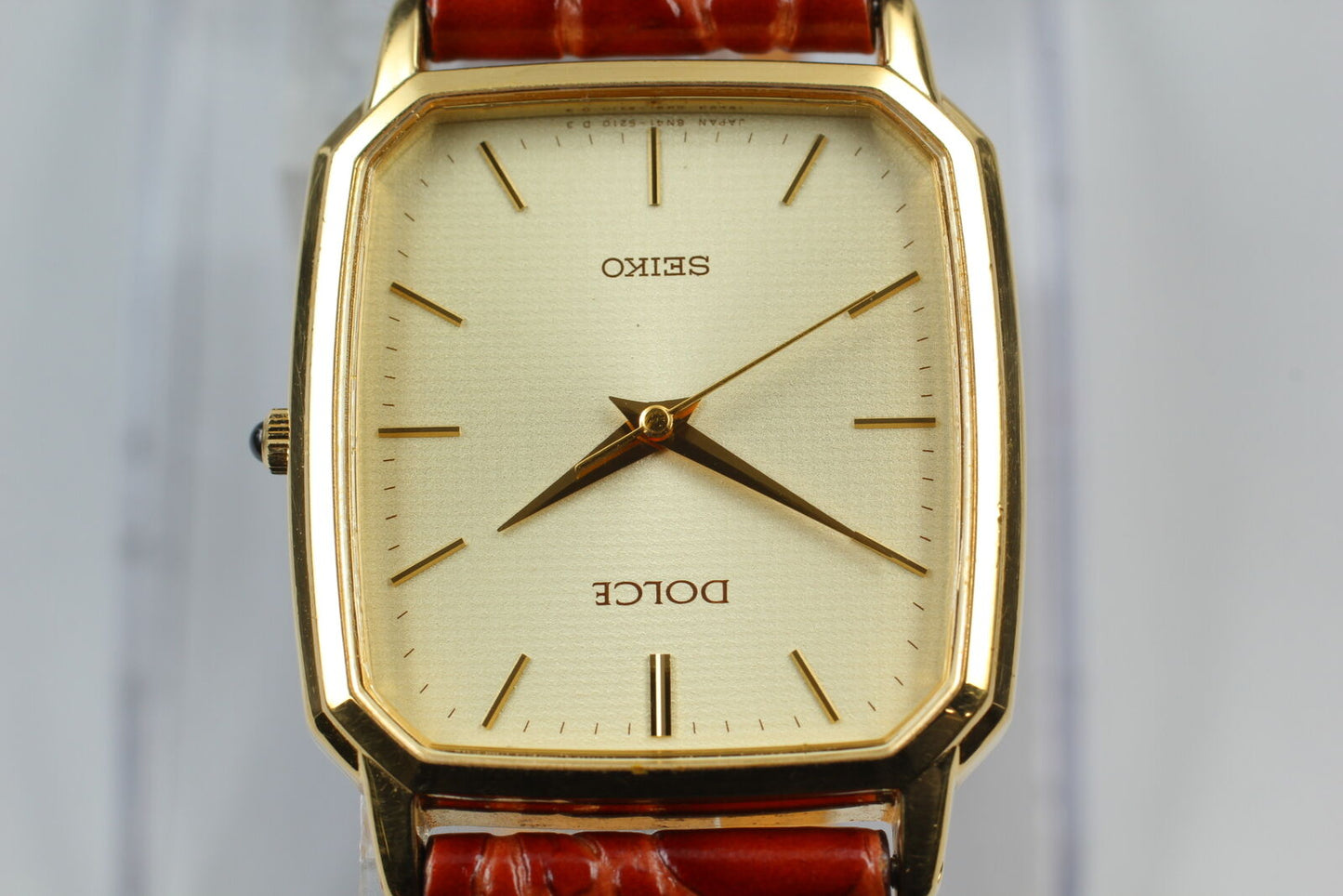 ⏯ Vintage [Near MINT] SEIKO Dolce 8N41-5160 SGP30 Gold Quartz Men's Watch JAPAN