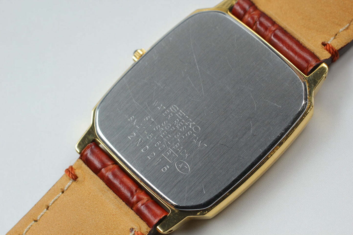 ⏯ Vintage [Near MINT] SEIKO Dolce 8N41-5160 SGP30 Gold Quartz Men's Watch JAPAN